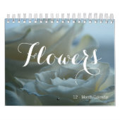 Belles FLEURS Calendrier de 12 mois (Protection)