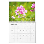 Belles FLEURS Calendrier de 12 mois (Mar 2026)