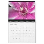 Belles fleurs Calendrier de 12 mois (Mar 2026)