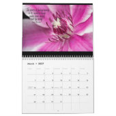 Belles fleurs Calendrier de 12 mois (Mar 2027)