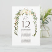 Belles fleurs | Cartes de tableau individuelles Wa (Debout devant)