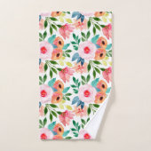 Belles fleurs d'aquarelle (Serviette à main)