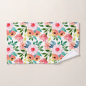 Belles fleurs d'aquarelle (Serviette à main)
