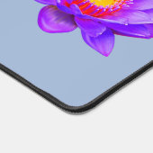 Belles fleurs de lotus sur fond bleu clair (Coin)