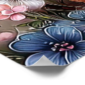 Belles fleurs de printemps Art mural 3a (Coin)