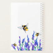 Belles fleurs de printemps et les abeilles volent (Dos)