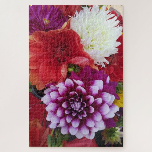Belles Fleurs Énorme Puzzle (Vertical)