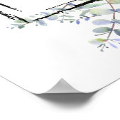 Belles fleurs et affiche d'eucalyptus (Coin)