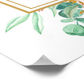 Belles fleurs et affiche d'eucalyptus (Coin)