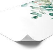 Belles fleurs et affiche d'eucalyptus (Coin)