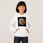 Belles Fleurs Jeter Oreiller (Devant entier)