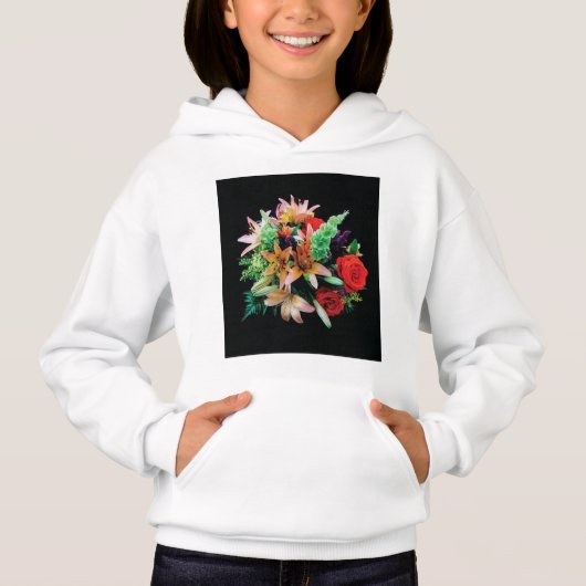 Belles Fleurs Jeter Oreiller (Devant)