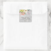 Belles fleurs Mariage Merci Favor Stickers (Sac)