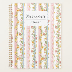 Belles fleurs Pinky Retro Shabby Personnalisé