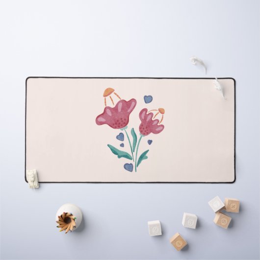 Belles fleurs psychédéliques (Tableau pour enfants)