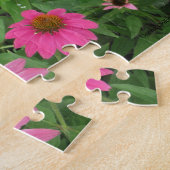 Belles fleurs roses dans Puzzle de jardin (Côté)