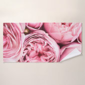 Belles fleurs roses en fleurs (Serviette de bain)