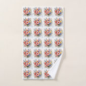 Belles Fleurs Sauvages Collection Luxe Moderne (Serviette à main)