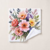 Belles Fleurs Sauvages Collection Luxe Moderne (Gant de toilette)