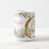 Belles Florales Avec Bague Mariage Pour Mug Femme (Centre)