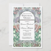 Belles invitations de dîner de répétition de (Devant)