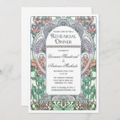 Belles invitations de dîner de répétition de (Devant / Derrière)