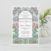 Belles invitations de mariage de Nouveau d'art (Debout devant)