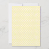 Belles invitations de mariage de rose jaune et de (Dos)