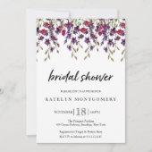 Belles invitations Fleurs sauvages de douche nupti (Devant)