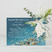 Belles invitations vintages de Fête de la mariée (Debout devant)