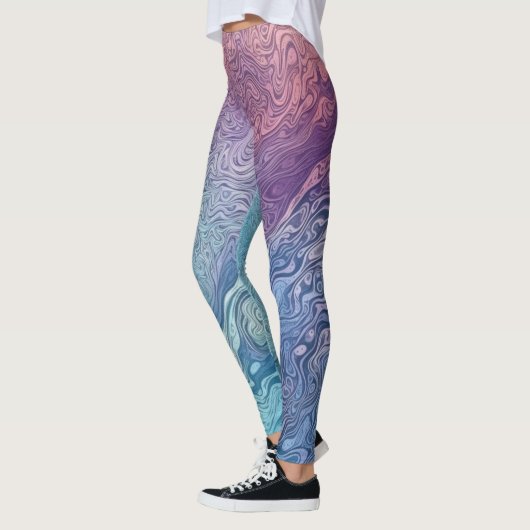 Belles Leggings abstraits traditionnels (Gauche)