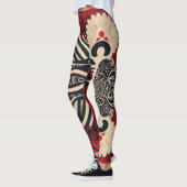 Belles Leggings Abstraits traditionnels (Gauche)