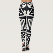 Belles Leggings Abstraits traditionnels (Dos)