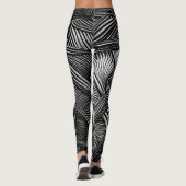 Belles Leggings d'Art Abstrait (Dos)