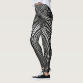 Belles Leggings d'Art Abstrait (Gauche)