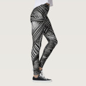 Belles Leggings d'Art Abstrait (Droite)