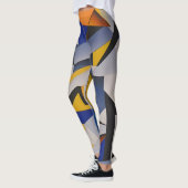 Belles Leggings d'Art Abstrait (Gauche)