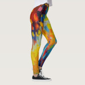 Belles Leggings d'Art Abstrait (Droite)