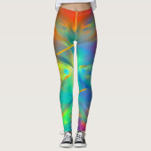 Belles Leggings d'Art Abstrait (Devant)