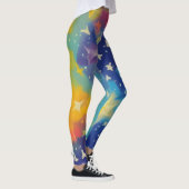 Belles Leggings d'Art Abstrait (Droite)