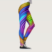 Belles Leggings d'Art Abstrait (Droite)