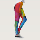 Belles Leggings d'Art Abstrait (Droite)