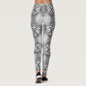 Belles Leggings d'Art Abstrait Traditionnel (Dos)