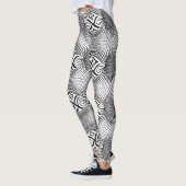 Belles Leggings d'Art Abstrait Traditionnel (Gauche)