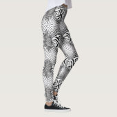 Belles Leggings d'Art Abstrait Traditionnel (Droite)