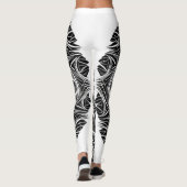 Belles Leggings d'Art Abstrait Traditionnel (Dos)