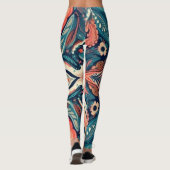Belles Leggings d'Art Abstrait Traditionnel (Dos)