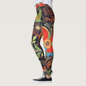 Belles Leggings d'Art Abstrait Traditionnel (Gauche)