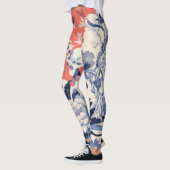 Belles Leggings d'Art Abstrait Traditionnel (Gauche)