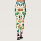 Belles Leggings d'Art Abstrait Traditionnel (Dos)
